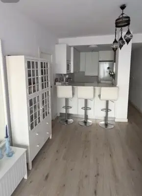 Una cocina o zona de cocina en Sueños del Mediterraneo Estudio