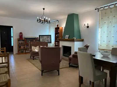 Zona de estar de El Balcón de Senés