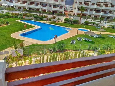 Piscina en o cerca de Apartamento moderno con piscina, a 500m de la playa, San Juan de los Terreros - ES-376-41