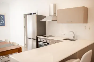 Una cocina o zona de cocina en Casa Hermosamía