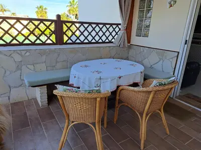 Zona de estar de Nudist Area ONLY # Direct Beach Access # Pets # Terrace