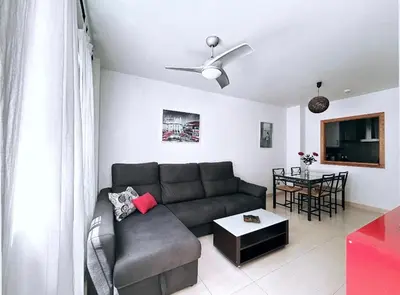 Zona de estar de Apartamento en Roquetas de Mar