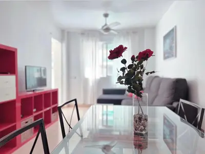 Zona de estar de Apartamento en Roquetas de Mar