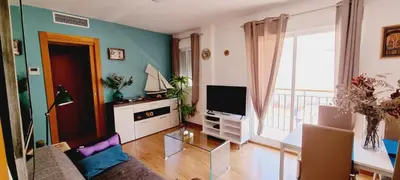 Una televisión o centro de entretenimiento en Casa SanJuan