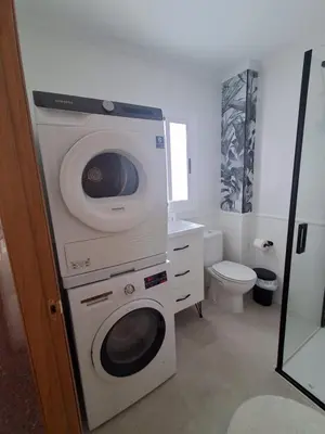 Un baño de Central and Cozy Retreat - Ferienwohnung Almería
