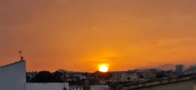 Amanecer o atardecer desde el hostal o pensión o alrededores
