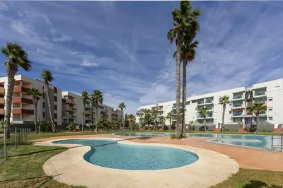 Piscina en o cerca de AlmeriaSuite Palm Beach Apartments