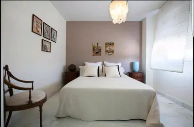 Cama o camas de una habitación en Playa Serena Mar y Golf gran terraza