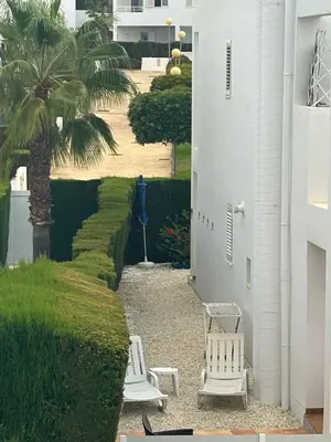Jardín al aire libre en Apartamento Mójacar