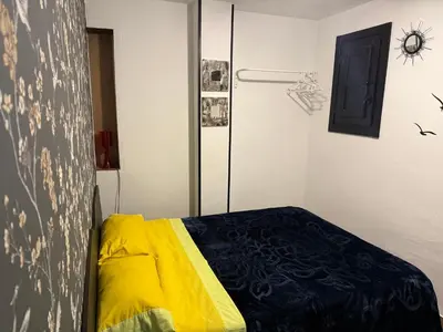 Cama o camas de una habitación en Loft Ohanes