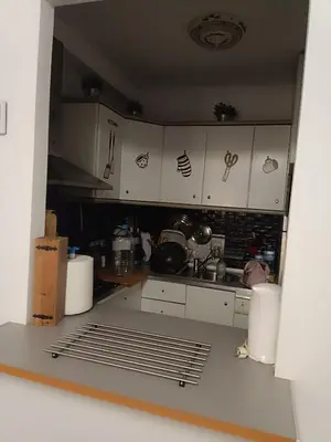 Una cocina o zona de cocina en Apartamento Residencial mojacar