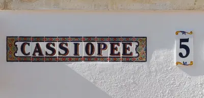 Certificado, premio, señal o documento que está expuesto en Cassiopee