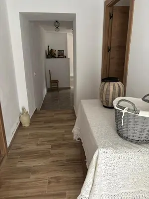 Cama o camas de una habitación en Rufina casa rural con bañera hidromasaje