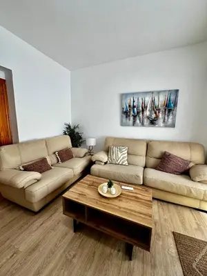 Zona de estar de Aguilas Home Beach by Joan