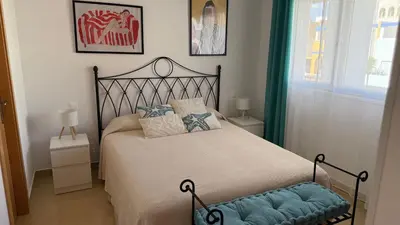 Cama o camas de una habitación en Mi Refugio
