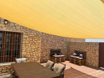 Plano de Stone house with private pool in Agua Amarga
