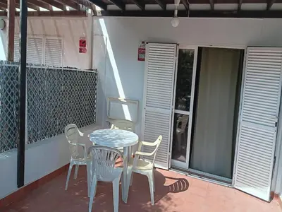 Un balcón o terraza de Apartment in Natura World with pool