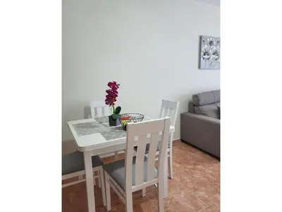 Zona de estar de Apartment with shared pool near Almeria coast