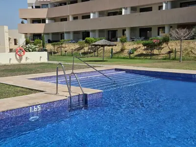 Piscina en o cerca de Dulce nidito entre golf y playa Vera, Mojacar, Garrucha, Andalucia