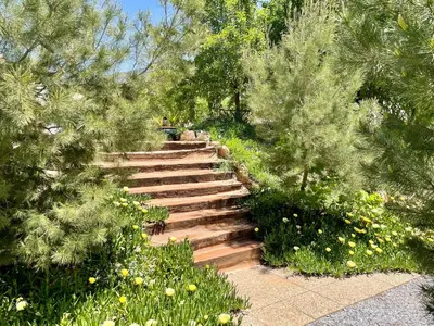 Jardín al aire libre en Casa Bella Teepees