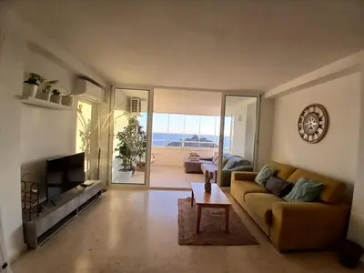 Zona de estar de El nido del mar