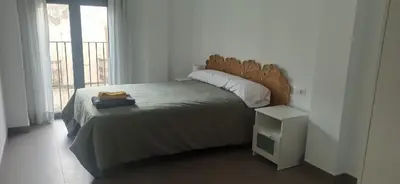 Cama o camas de una habitación en Casa Carmen