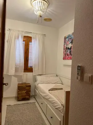 Cama o camas de una habitación en Ferienhaus Costa Almeria
