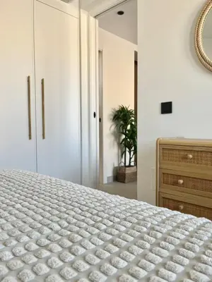 Cama o camas de una habitación en MarAdentro Penthouse - Views and beach at 10 minutes