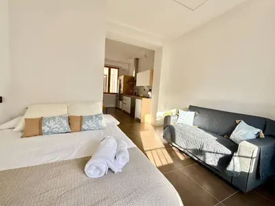 Cama o camas de una habitación en Lorca centro WiFi Experiencia única