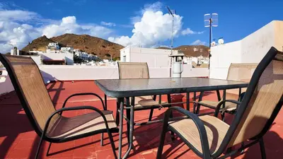 Vista general de una montaña o vista desde el apartamento