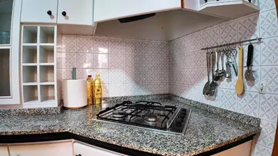Una cocina o zona de cocina en Apartalux Luna Carboneras