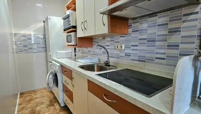 Una cocina o zona de cocina en Apartamentos Wily y Mavi