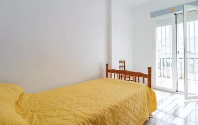 Cama o camas de una habitación en Apartamento junto al Mar con Terraza - Terreros