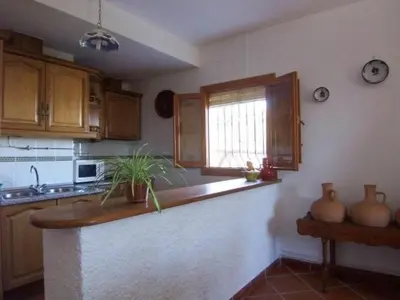 Una cocina o zona de cocina en Holiday Home Ländliches Haus mit Jacuzzi by Interhome