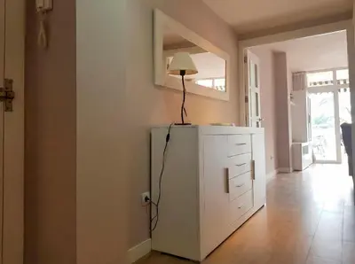 Una cocina o zona de cocina en Apartamento Aguadulce Mar