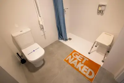 Un baño de Hostel Nixar