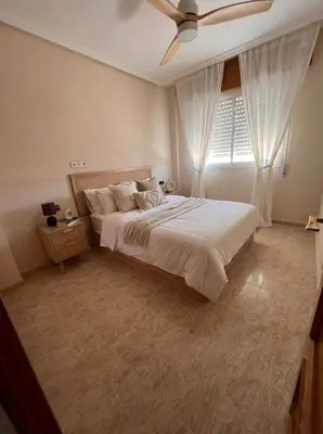 Cama o camas de una habitación en Atico Zapillo Sea View Terrace by Almeria2Stay