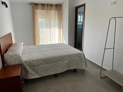 Cama o camas de una habitación en Cortijo Torre del Rey