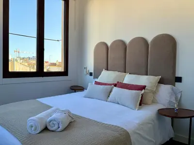 Cama o camas de una habitación en Suite Lorca centro