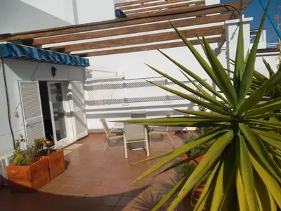 Un balcón o terraza de Apartment Großzügiges Ferienappartement mit Balkon by Interhome