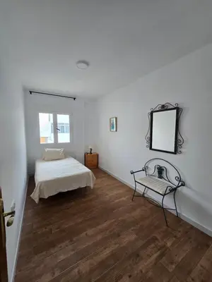 Cama o camas de una habitación en La Artesana Níjar