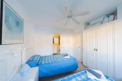 Cama o camas de una habitación en Tres Pinos 11-12