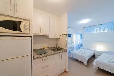 Una cocina o zona de cocina en Tres Pinos 11-12
