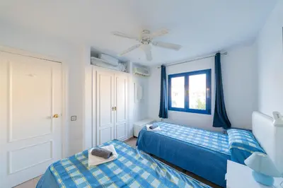 Cama o camas de una habitación en Tres Pinos 11-12
