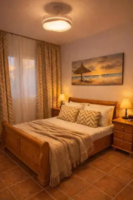 Cama o camas de una habitación en Casa de Andres Mojácar