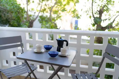 Un balcón o terraza de Tres Pinos 3