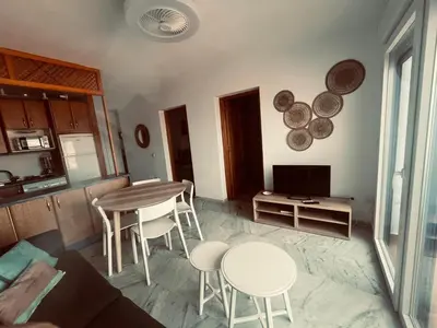 Una televisión o centro de entretenimiento en Mirador 14