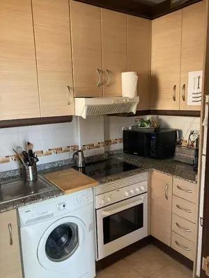 Una cocina o zona de cocina en El balcón de Águilas