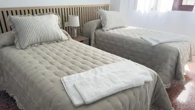 Cama o camas de una habitación en Puerta del Mar 2