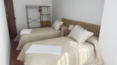 Cama o camas de una habitación en Puerta del Mar 2